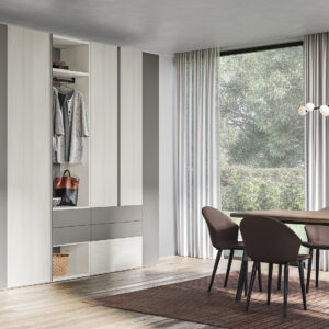 Hinged doors w/Bend handle