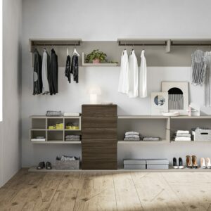 Walk-in closet Combi